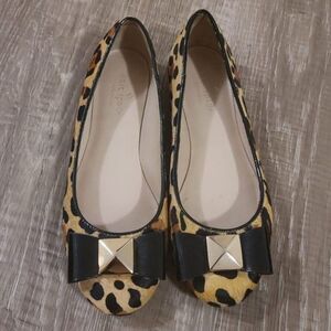 Kate Spade Tula Ballerina Leopard Print Flats